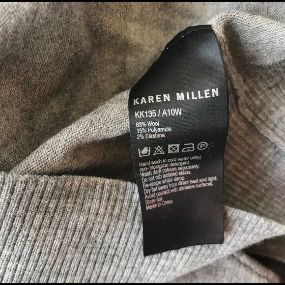Karen Millen Gray Sweater Dress - Picture 6 of 6